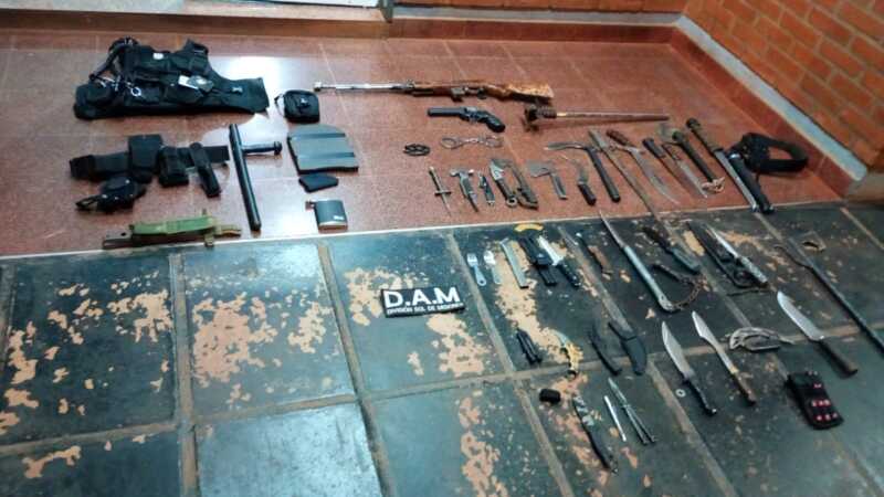detenidos amenazas armadas en Posadas