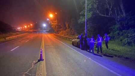 Eldorado: Conducía alcoholizado y chocó contra un guardarraíl en la Ruta Nacional 12 alcoholizado en eldorado