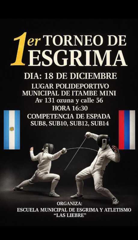 Itaembé Miní fue sede del primer torneo de esgrima en Posadas 8 WhatsApp Image 2025 12 18 at 17.58.15 - 7