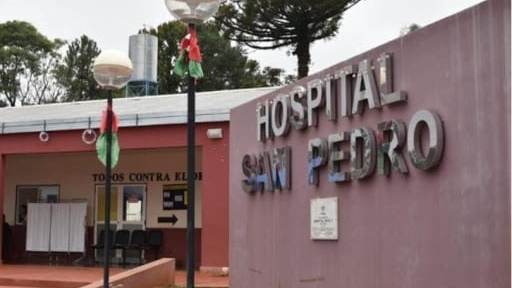 San Pedro joven internado ACV