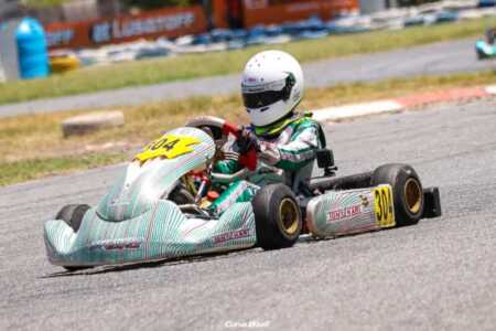 Nico Huta en la Rotax Bue