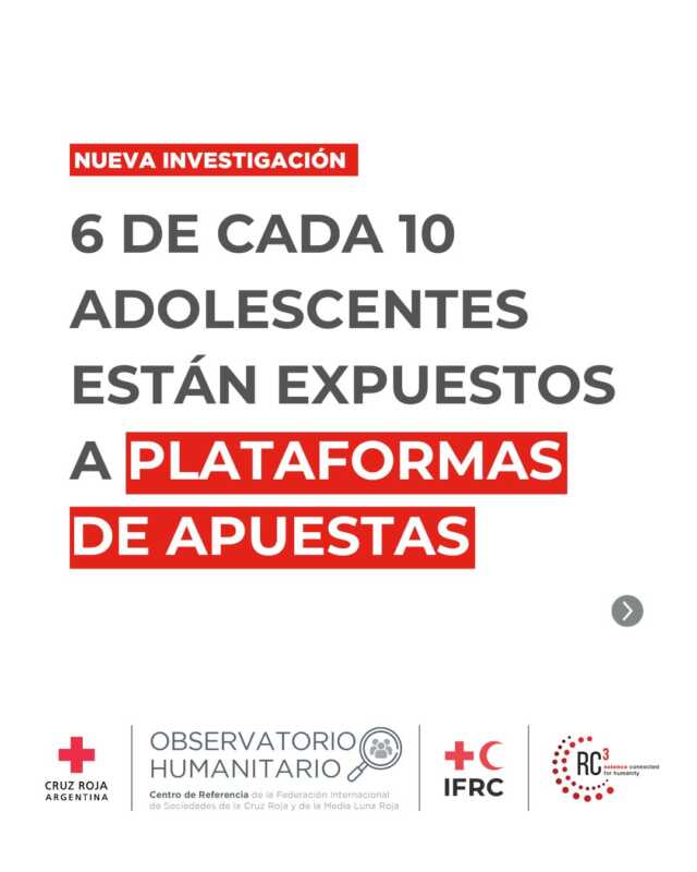 Apuestas online: comienzan a jugar desde los 13 años y crece la exposición en entornos digitales 4 El Observatorio Humanitario expone un fenómeno que se expande en silencio dentro del ecosistema digital adolescente.