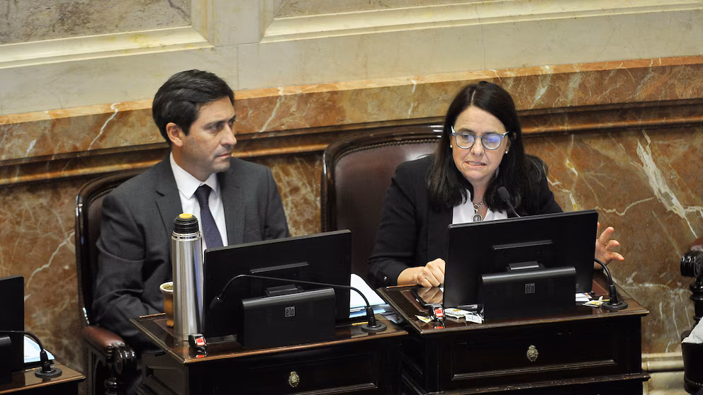El bloque libertario delinea su estrategia para impulsar la reforma laboral en el Senado 5 carmen rivero - 4