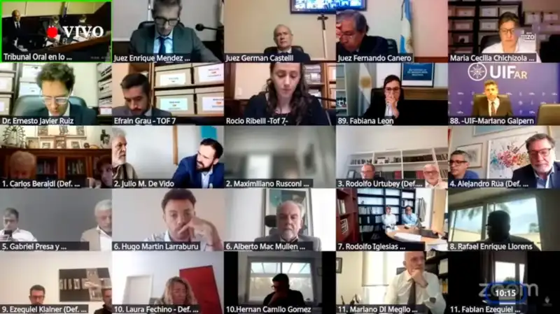 El TOF 7 retoma a las 13:30 la lectura del expediente “La Camarita” en el caso Cuadernos.