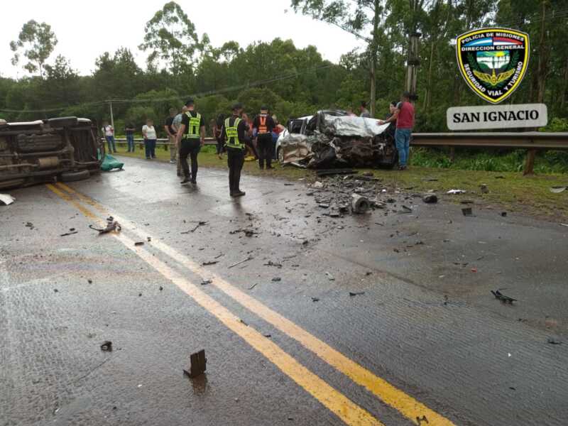 Un muerto en un nuevo siniestro vial sobre la ruta 12 en San Ignacio 5 san ignacio choque