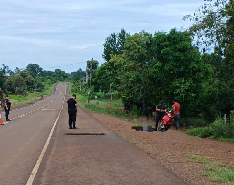 Dos despistes de motocicletas dejaron heridos en rutas provinciales de Misiones 3 despistes