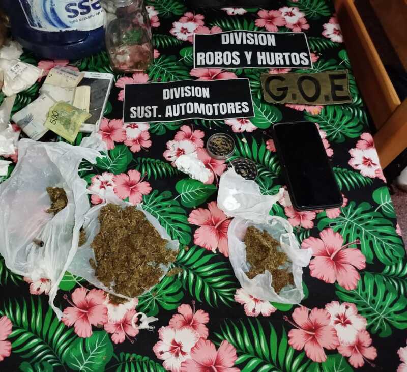 La Policía desarticuló una red barrial que distribuía droga desde una vivienda en Posadas 4 droga barrio1 - 3