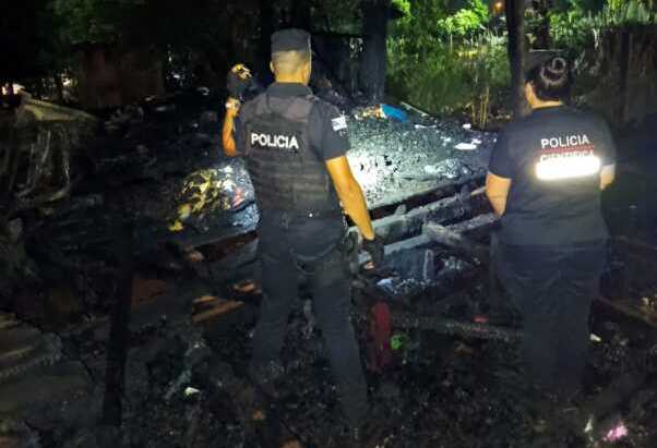 El Soberbio incendio