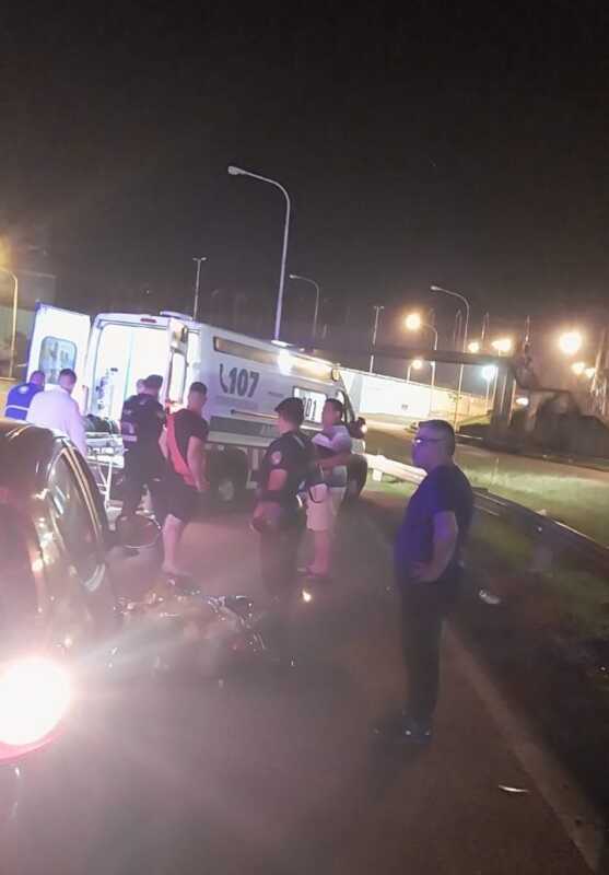 Dos motociclistas heridos tras siniestros viales registrados en Posadas y Alem 1 moto