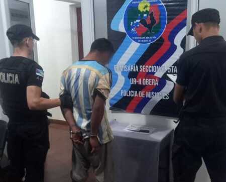 Pánico en Oberá: borracho amenazó a sus vecinos con un cuchillo casero Oberá