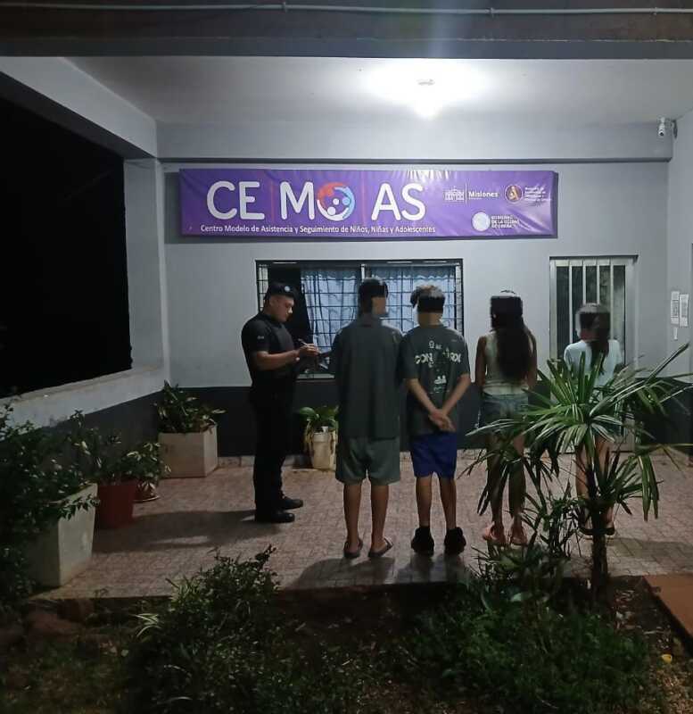 Oberá: aprehendieron a cuatro menores tras desvalijar una vivienda El operativo cerrojo permitió interceptar a los adolescentes a pocas cuadras del domicilio afectado.