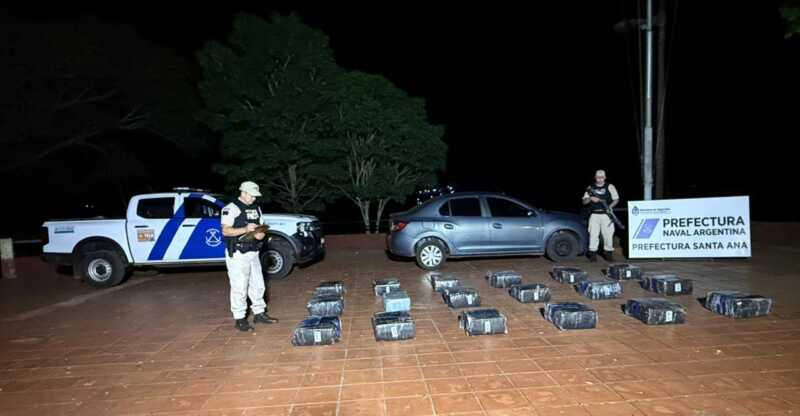 Secuestraron más de media tonelada de marihuana tras una persecución en Santa Ana Marihuana