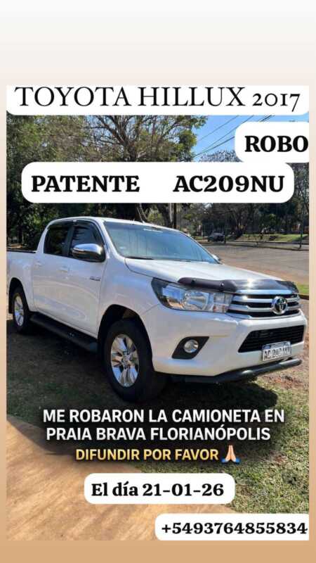 De vacaciones al infierno: el robo de la camioneta que dejó varados a turistas argentinos en Brasil