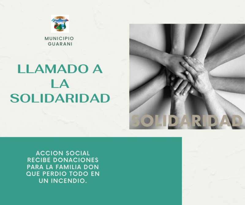 Dolor y solidaridad en Guaraní: colecta municipal tras un incendio fatal 2 Guaraní: Acción Social coordina asistencia tras un incendio que dejó un fallecido