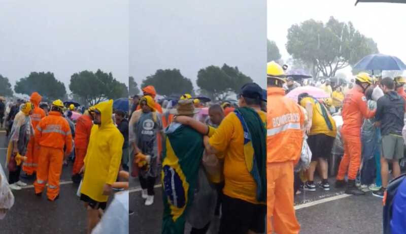 Brasilia: rayo hiere a manifestantes que pedían liberación de Bolsonaro