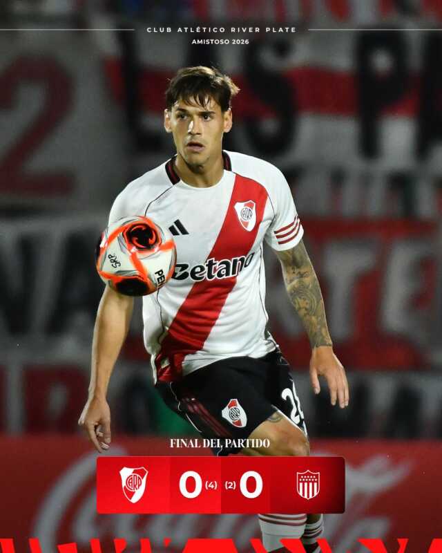 El River de Gallardo venció a Peñarol en la Serie Río de la Plata