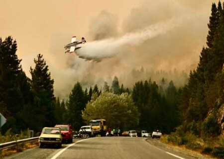 Incendios en Chubut: más de 400 brigadistas combaten el fuego en el Parque Los Alerces G LkyA9WwAQ6GVN - 4