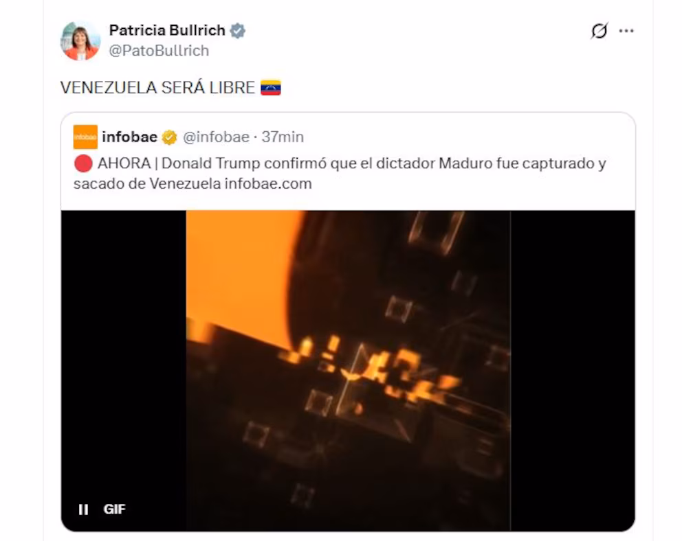 Milei celebró la captura de Nicolás Maduro tras un operativo de EE. UU 2 Milei