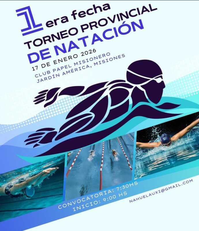 El Torneo Provincial de Natación 2026 ya tiene calendario confirmado 1 Natación