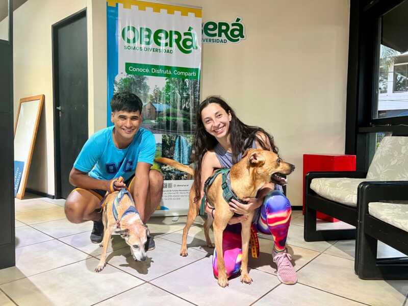 Oberá fortalece su perfil turístico con una Oficina de Informes que recibe a visitantes y vecinos junto a sus mascotas.