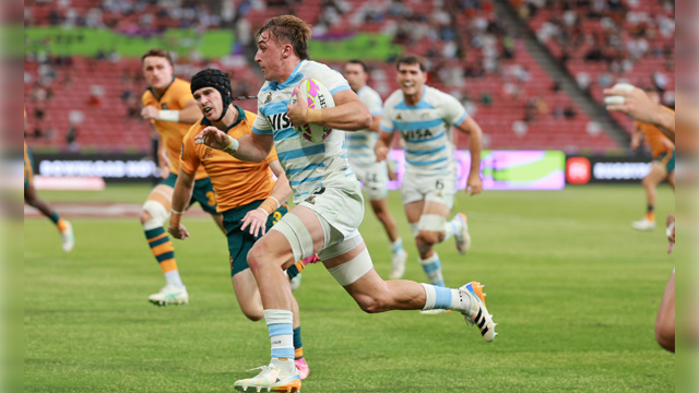 Los Pumas 7s terminaron últimos en su grupo tras una floja actuación en el Seven de Singapur Pumas