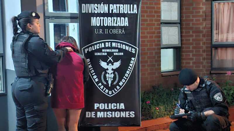 cinco delincuentes detenidos en Oberá