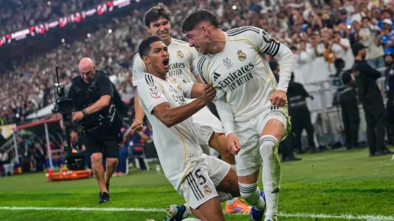 Supercopa de España: Real Madrid venció al Atlético y habrá Clásico ante Barcelona en la final Real Madrid