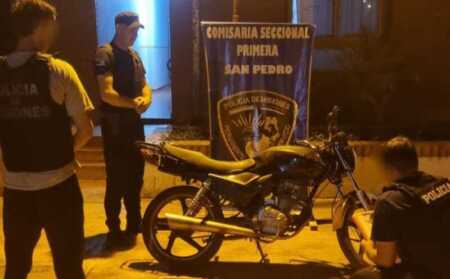 Recuperaron motos robadas en San Pedro y detuvieron a un joven por ruidos molestos en Campo Viera motos robadas y ruidos molestos