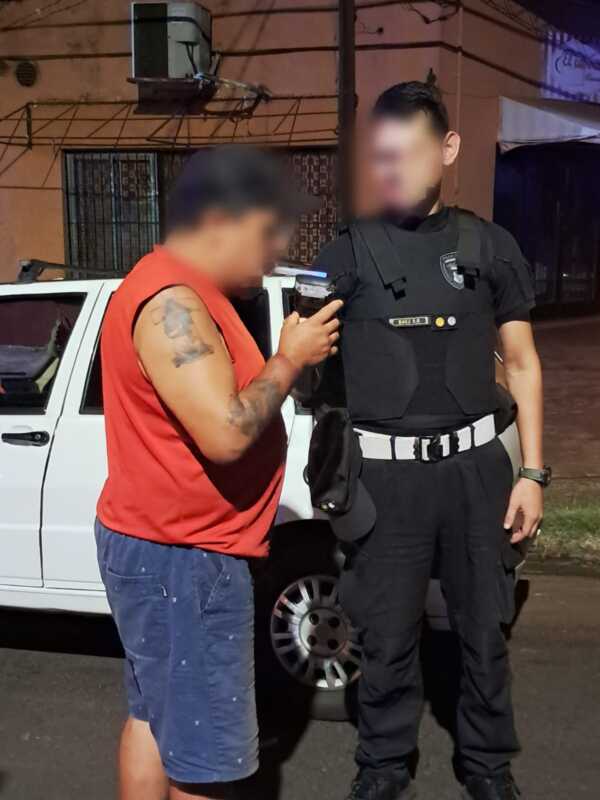 Posadas: Manejó en estado de ebriedad y fue interceptado por la Policía