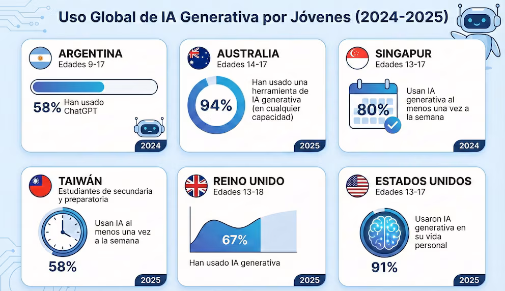 La IA amenaza habilidades clave en las aulas, según informe global