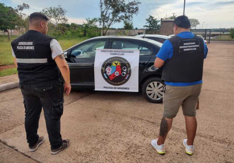 Posadas: cámaras lectoras del 911 permitieron secuestrar un auto con pedido judicial Posadas cámaras 911