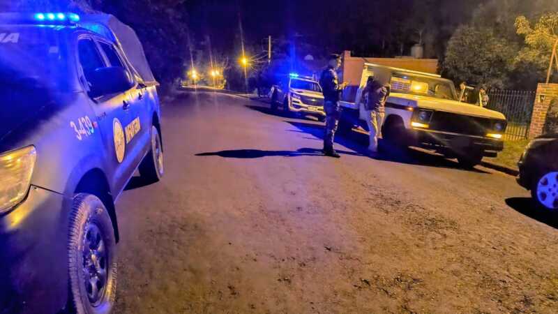 El camión fue interceptado durante un operativo nocturno sobre la avenida Bella Vista.