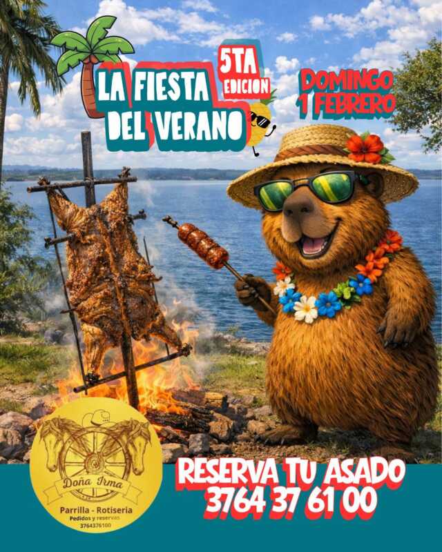 Últiman detalles para la 5ª Fiesta del Verano con música, tradición y familia en Posadas 7 fiesta del verano 3 - 6