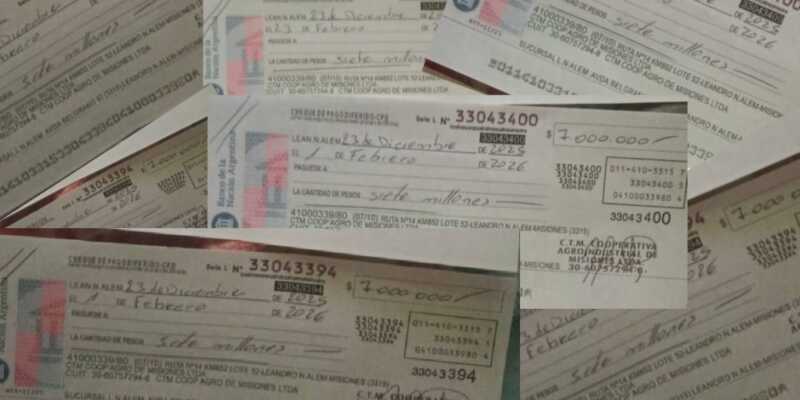 Alerta por fraude financiero: comerciantes de Misiones afectados por cheques falsos fraude