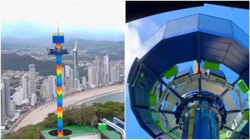Atracción inaugurada hace tres meses falló y dejó turistas atrapados en Balneário Camboriú girotower 1068x601 1.jpg - 2
