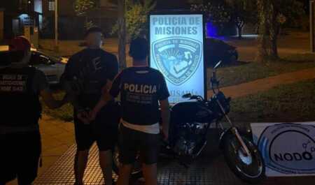 Detuvieron a un “motochorro” en Itaembé Guazú tras cuatro robos, uno de ellos a un menor motochorro