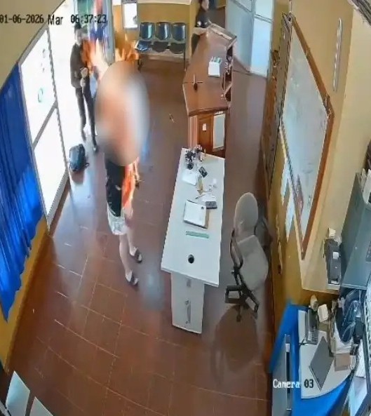 mujer victima fuego campo grande - 2