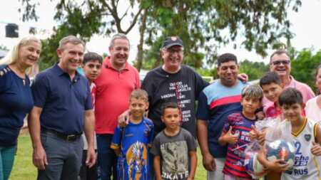 Passalacqua supervisó obras, entregó equipamiento y habilitó mejoras de agua potable en Alba Posse alba posse passalacqua