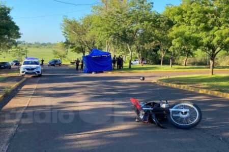 Anticipo de Radio Up: murió un motociclista en el Acceso Oeste de Posadas posadas