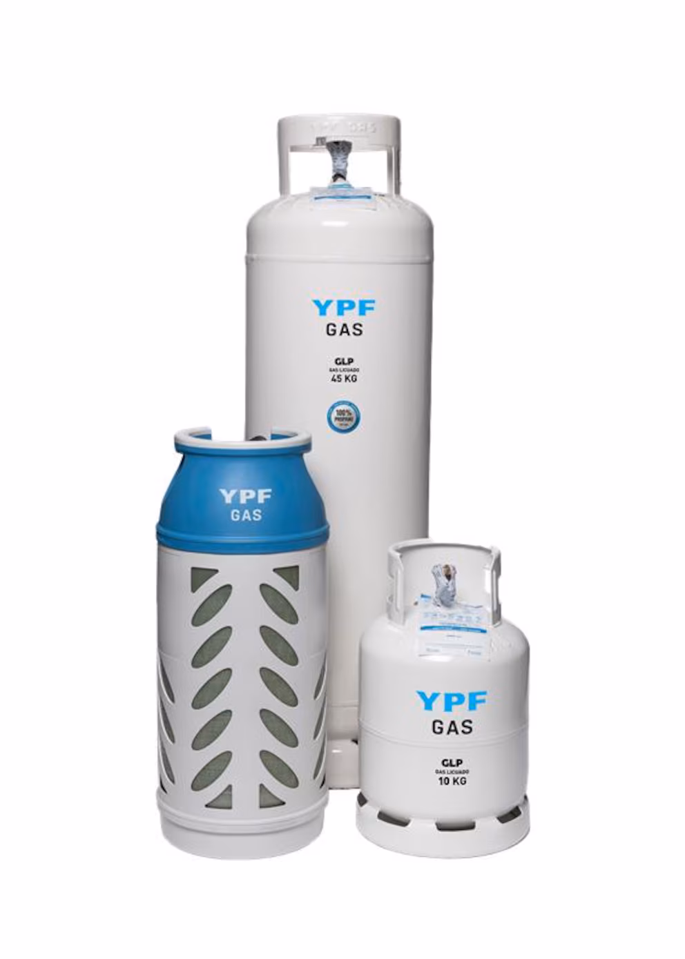 Garrafas de plástico: YPF lanzó una prueba piloto con envases 65% más livianos para uso hogareño 1 El nuevo envase plástico de YPF reduce el peso, permite ver el nivel de gas y apunta a un menor impacto ambiental.