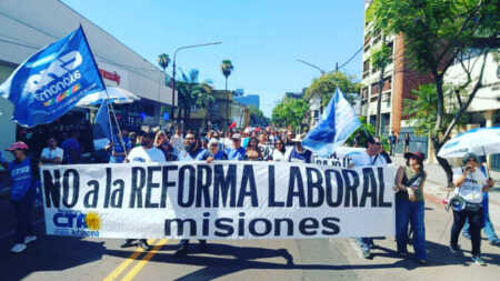 CTA Autónoma Misiones contra la reforma laboral: “Esta ley es esclavista y retrógrada” CTA Autonoma Misiones contra la reforma laboral