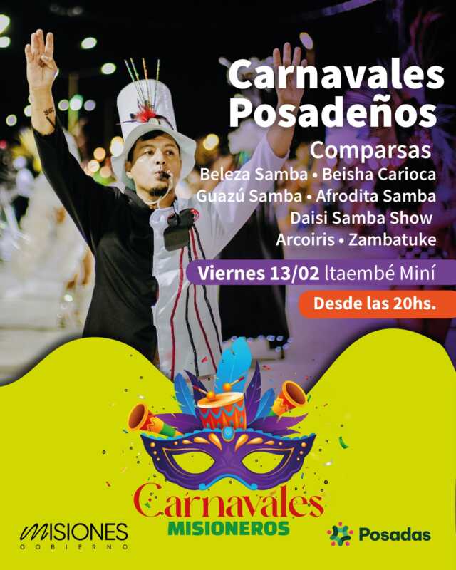 Cortes y desvíos por los Carnavales 2026 hoy en Itaembé Miní