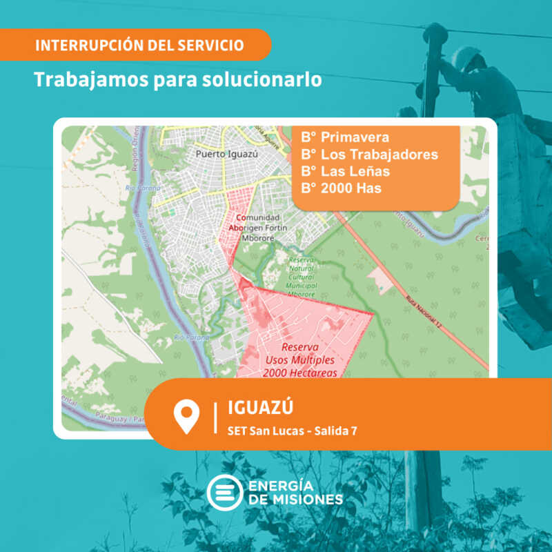 Energía de Misiones trabaja para restablecer el servicio tras el fuerte temporal 9 638304301 1384673947029093 793854748669734189 n - 8