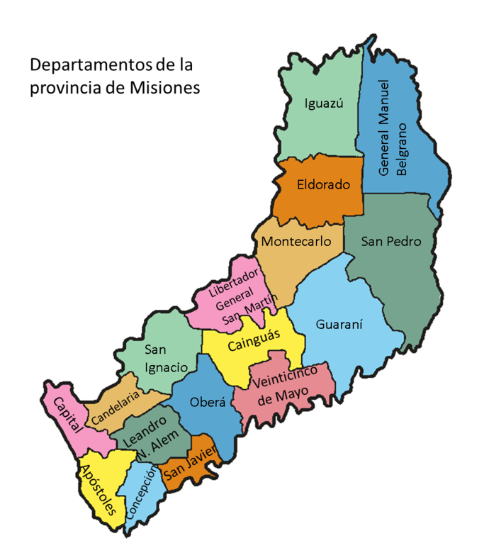 Menos municipios, más autonomía y mejor Estado local 3 690px Misiones Provincia Mapa - 2