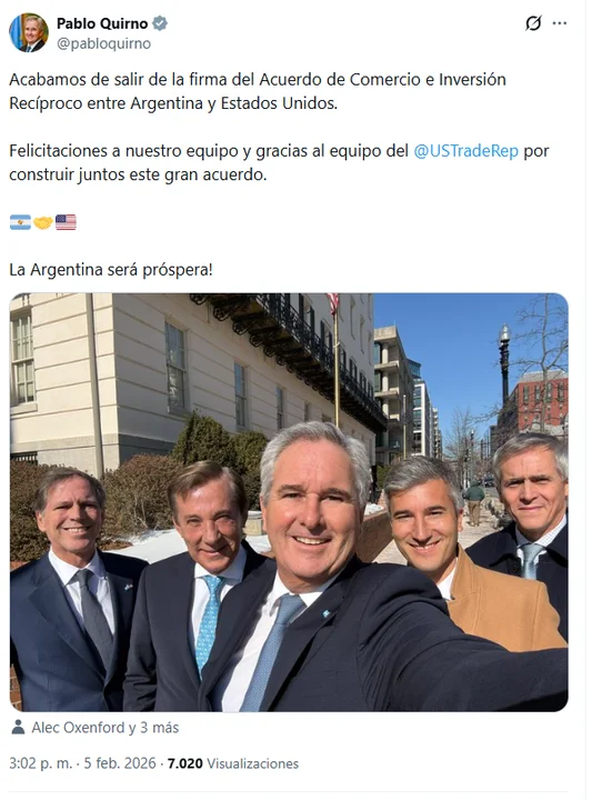 Argentina y EE.UU. firmaron un acuerdo de comercio e inversión recíproco 5 720 1 - 4