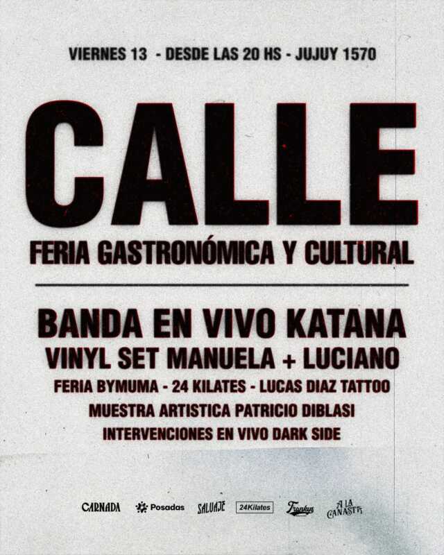“CALLE” impulsa una nueva movida urbana en Posadas 2 Posadas lanza CALLE, una experiencia urbana que une sabores, cultura y creatividad