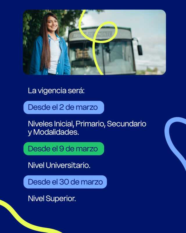 El 9 de febrero abren las inscripciones al Boleto Estudiantil Misionero 2026 para todos los niveles educativos 3 Passalacqua anunció la inscripción al Boleto Estudiantil Misionero con cronograma escalonado según nivel educativo.