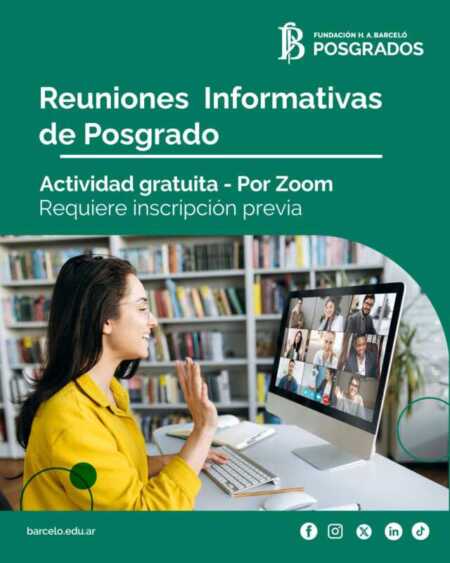 Fundación Barceló presenta sus Carreras de Posgrado 2026 con reuniones informativas virtuales Barceló