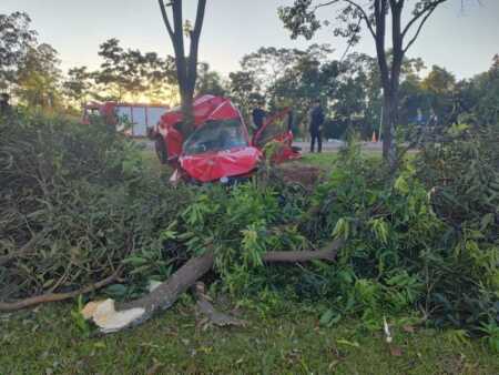 Tragedia en la Ruta Nacional 12: una joven murió y un hombre quedó gravemente herido tras un despiste Joven