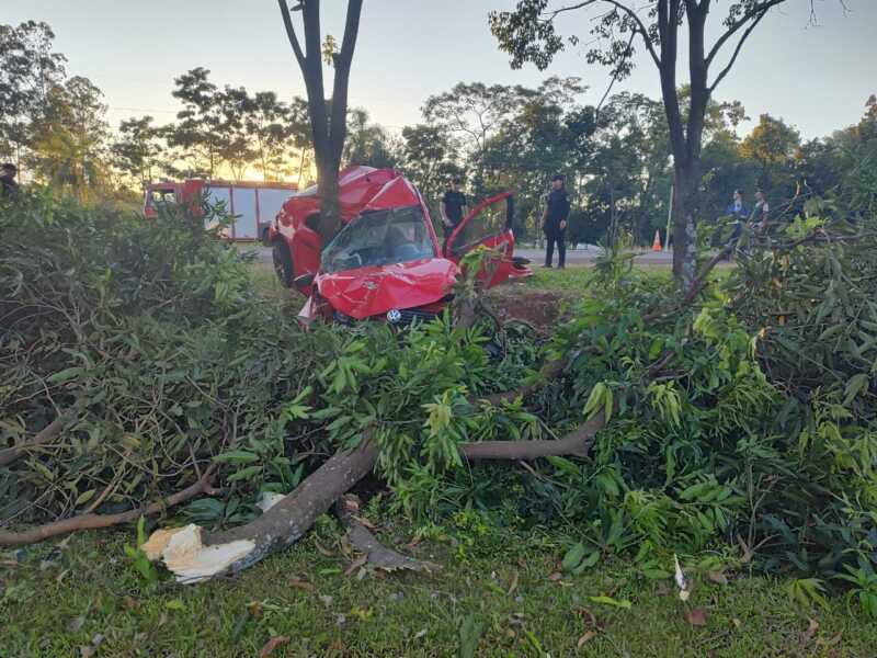 Tragedia en la Ruta Nacional 12: una joven murió y un hombre quedó gravemente herido tras un despiste Joven